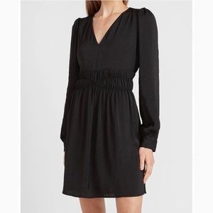 LAST CALL!! NWT Express black satin dress
